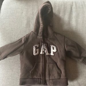 Boys Gap zip up hoodie